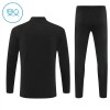 Manchester City Sweat d'Entraînement Quarter-Zip 2025-26 Noire Pour Enfant